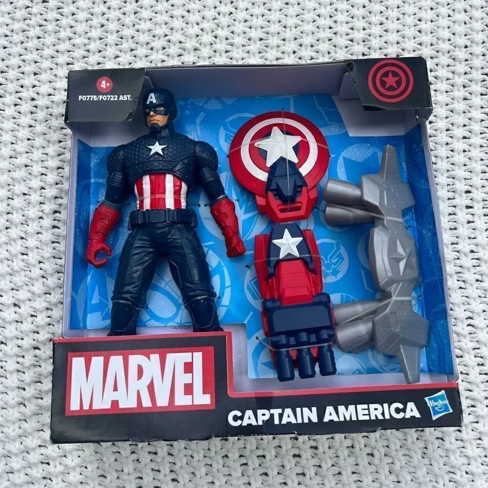 Marvel Hasbro Captain America Toy 9.5-inch Action Super Heroes Figure and Gear